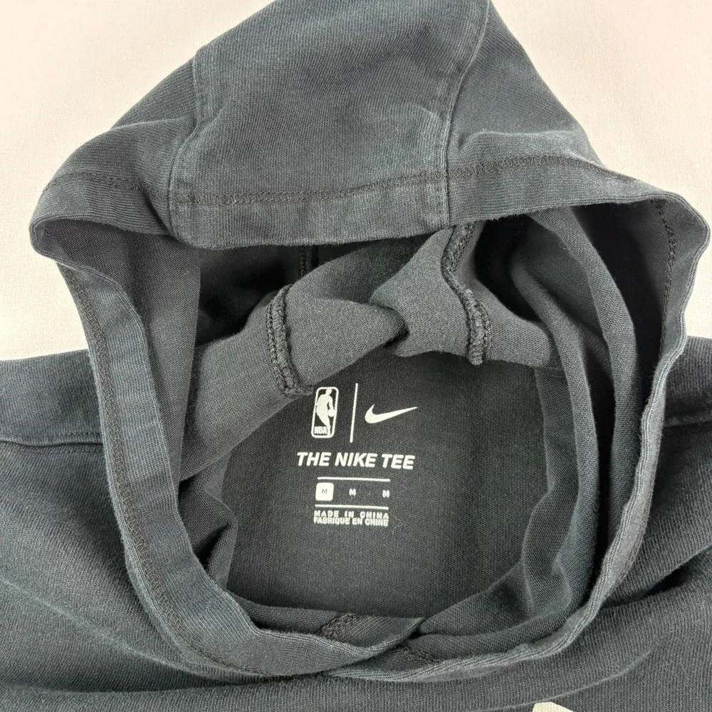 Boston Celtics Nike Hoodie‎ Mens Medium Black Short Sleeve Pullover NBA